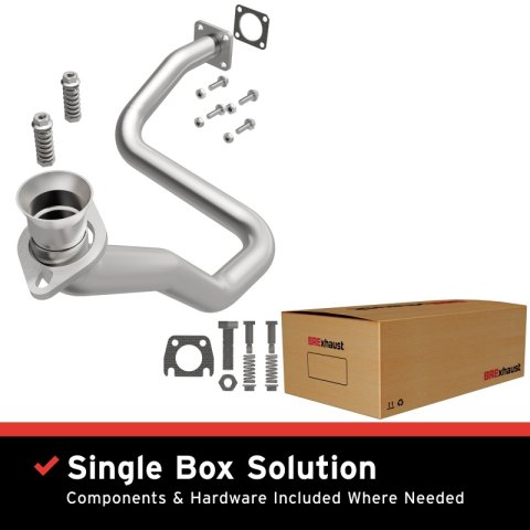 BRE Exhaust 87-92 Wrangler 2.5L 4.0L 4.2L Front Pipe Kit
