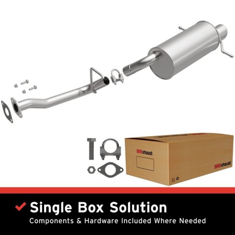 BRE Exhaust 02-08 9-2X Forester Impreza 2.0L 2.5L Muffler Kit