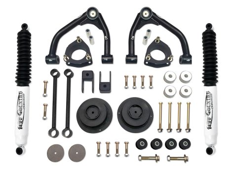 Tuff Country 14-18 Suburban 1500 4x4 4in Lift Kit (Alum/Stmpd 2 Pc Stl Up Cntrl Arm SX8000)