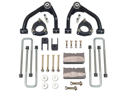 Tuff Country 14-18 Silverado 15 4wd 4in Uni-Ball Lift Kt (Alum/Stmp 2 Pc Stl Up Cntrl Arm No Shocks)