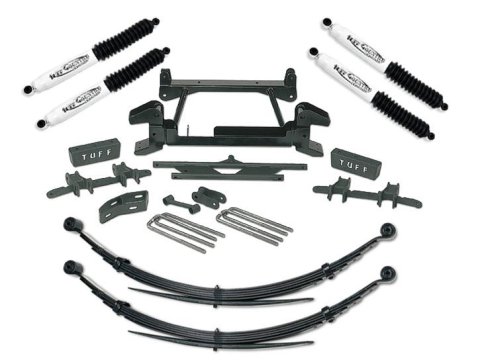 Tuff Country 88-97 Chevy K25/35 4x4 (8 Lug) 4in Lift Kt w/Rr Leaf Spring (Cast Lwr Cntrl Arm SX8000)