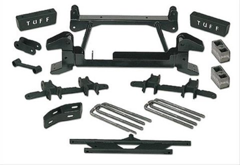 Tuff Country 92-98 Chevy Suburban 2500 (8Lug) 4X4 4in Lift Kit (w/Stmped Lwr Cntrl Arm No Shocks)