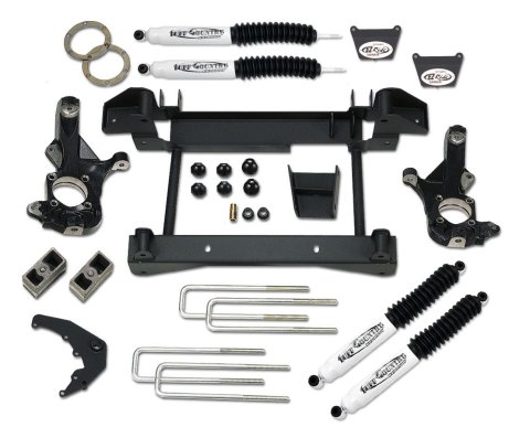 Tuff Country 01-10 Chevy Silverado 2500HD 4x4 4in Lift Kit (w/1pc Sub Frame SX8000 Shocks)