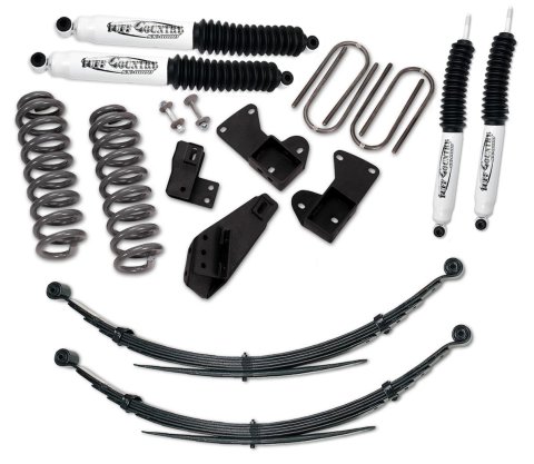 Tuff Country 81-96 Ford Bronco 4x4 2.5in Lift Kit with Rear Leaf Springs (SX8000 Shocks)