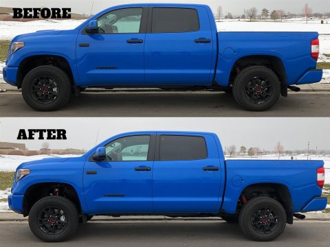 Tuff Country 19-23 Ram 1500 Rebel 4wd 2.5in Level Kit Frt w/Uni-Ball Upper Control Arms (No Shocks)