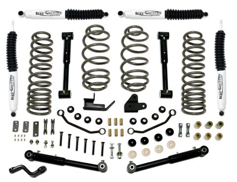 Tuff Country 97-06 Jeep Wrangler TJ 4in Lift Kit EZ-Flex (SX8000 Shocks)