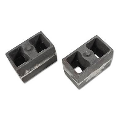 Tuff Country 4in Cast Iron Lift Blocks (3in Wide/ Non-Tapered) Pair