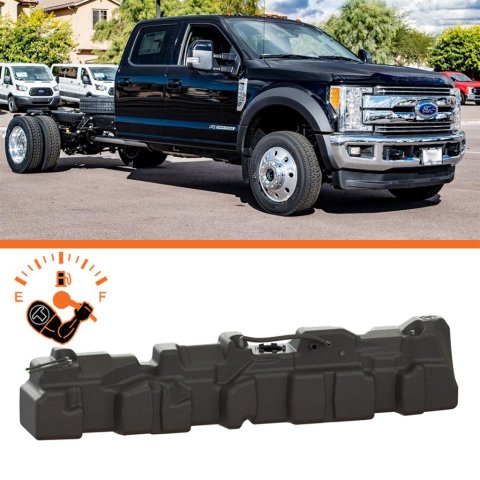 Titan Fuel Tanks 17-24 Ford 108in Cab & Chassis 54 Gallon XXL Mid-Ship Fuel Tank
