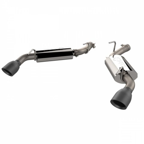 QTP 2010-2013 Chevrolet Camaro SS QTP AR3 Axle Back Black tips