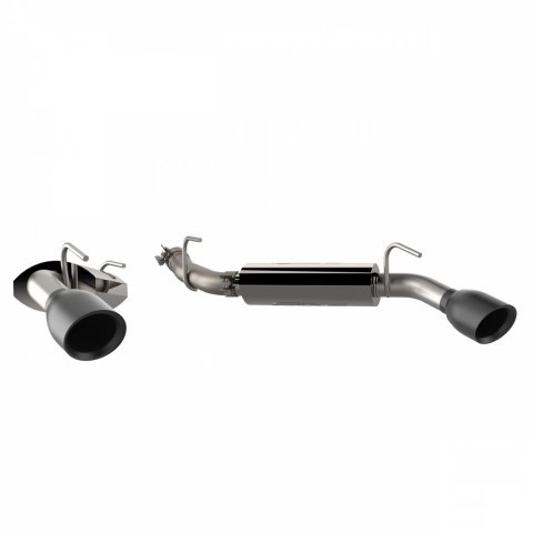 QTP 2014-2015 Chevrolet Camaro SS 6.2L QTP AR3 Axle Back Black Tips