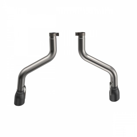 QTP 2016-2024 Chevrolet Camaro SS QTP Eliminator Axle Back Black Tips
