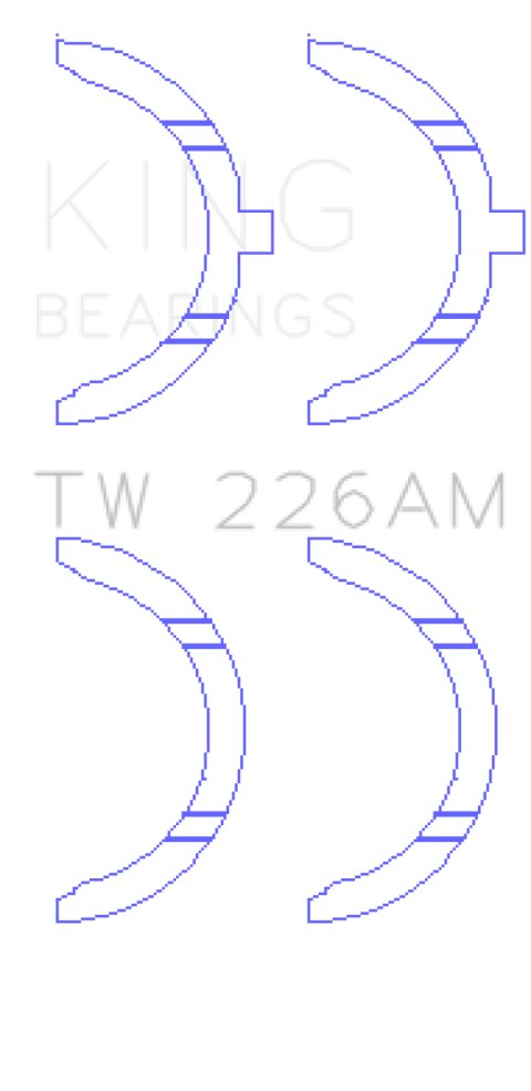 King Engine Bearings Toyota 3SGTE Thrust Washer Set