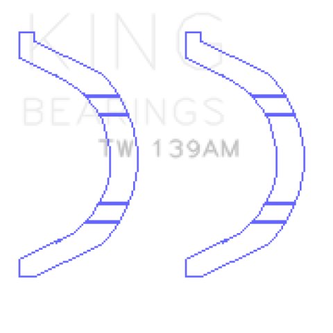 King Engine Bearings Nissan SR18/SR20 Thrust Washer Set