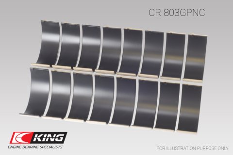 King Engine Bearings Chevrolet SBC 265CI/283CI/327CI (Size Standard) Connecting Rod Bearing Set