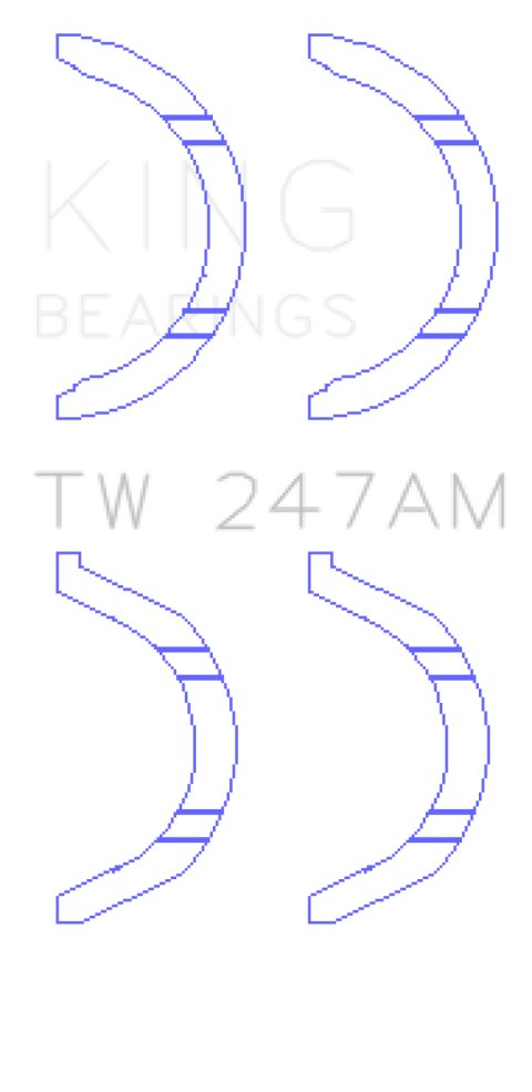 King Engine Bearings Mitsubishi 6G71/6G72/6G72T/6G73 V6/Hyundai G6AV V6 Thrust Washer Set