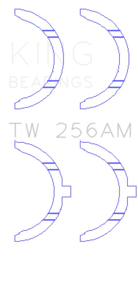 King Engine Bearings Mazda JE/JE06/JE07 Thrust Washer Set of 2
