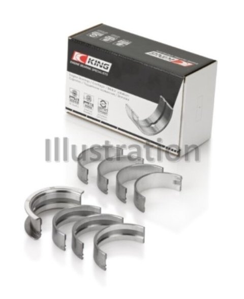 King Engine Bearings Chevrolet 173 V6 (Size +0.25mm) Main Bearing Set