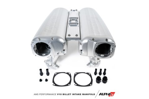 AMS Performance V10 Audi R8 / Lamborghini Huracan / Performance Billet Intake Manifold - CLR Anodize