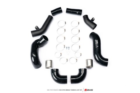 AMS Performance 2009+ Nissan GTR R35 OMEGA Turbo Kit 3in Lower Intercooler Pipes (OMEGA 11)