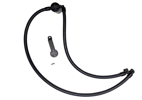 J&L 20-25 Jeep Wrangler 2.0L Driver Side Oil Separator 3.0 - Black Anodized