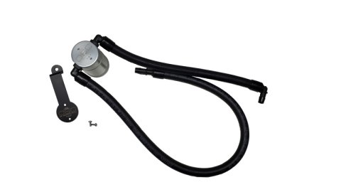 J&L 2021-2025 Jeep Wrangler 392 Oil Separator 3.0 Passenger Side - Clear Anodized