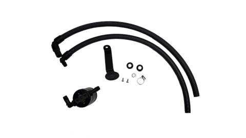 J&L 22-25 Toyota Tundra, 23-25 Sequoia 3.5L Turbo Oil Separator 3.0 Driver Side - Black Anodized