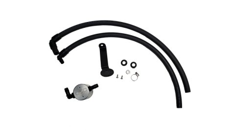 J&L 22-25 Toyota Tundra, 23-25 Sequoia 3.5L Turbo Oil Separator 3.0 Driver Side - Clear Anodized