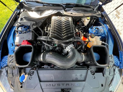 J&L 2024-2025 Ford Mustang GT w/ Whipple Supercharger Oil Separator 3.0 PCV Side - Clear Anodize