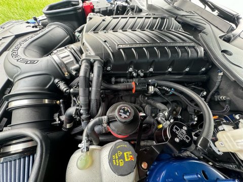 J&L 24+ Ford Mustang 5.0L (w/ Whipple Supercharger) Oil Separator - 3.0 CCV Side Clear Anodized