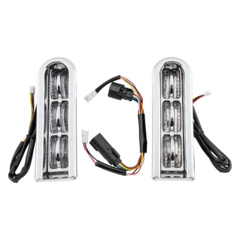 Letric Lighting Saddlebag Filler Support LED Chrome