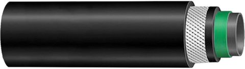 Gates 1/4in x 2 feet (Clamshell) 225 PSI Barricade Fuel Injection Hose w/ GreenShield Technology