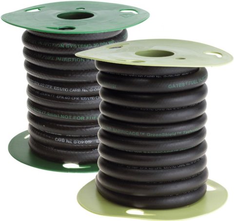 Gates 1/4in x 250 feet (Bulk Reel) 225 PSI Barricade Fuel Injection Hose w/ GreenShield Technology