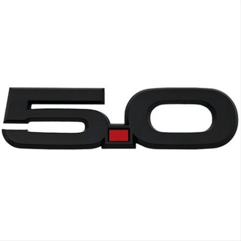Ford Racing 15-17 Ford Mustang 5.0L Fender Emblem Black