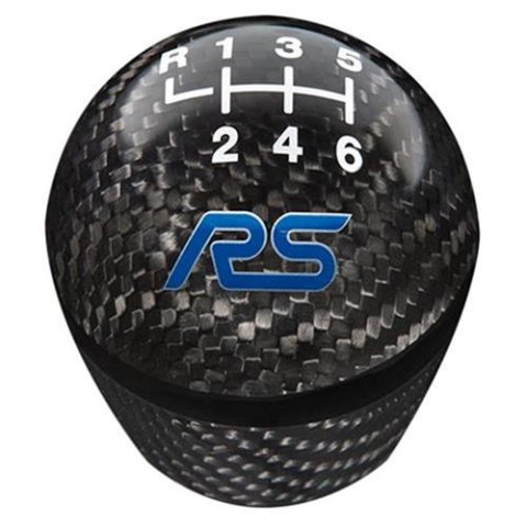 Ford Racing Focus RS Black Carbon Fiber Shift Knob 6 Speed