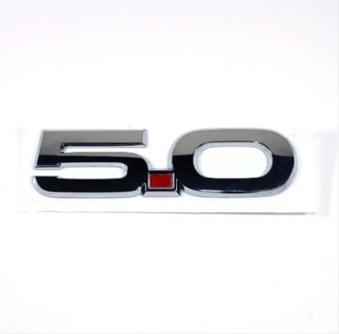 Ford Racing 15-17 Ford Mustang 5.0L Fender Emblem Chrome