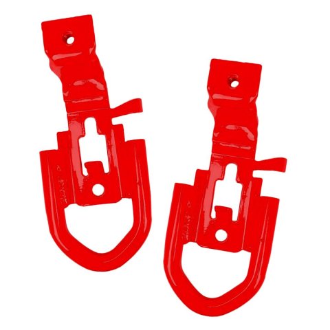 Ford Racing 2019 Ford Ranger Front Tow Hooks - Pair - Red