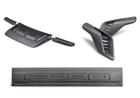 Ford Racing 21-24 F-150 Raptor Carbon Fiber Appearance Kit - Matte