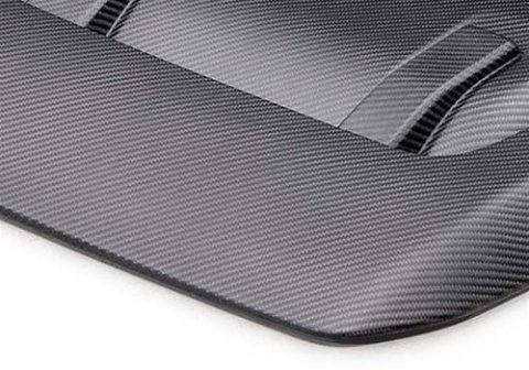 Ford Racing 22-24 Ford Bronco Raptor Carbon Fiber Hood Vent - Matte Finish
