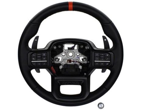 Ford Racing 2021+ F-150 Raptor Steering Wheel Kit - Black