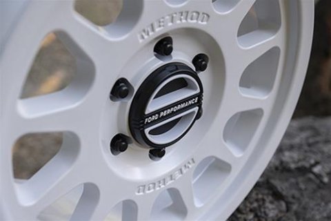 Ford Racing Bronco Method Center Cap - Oxford White