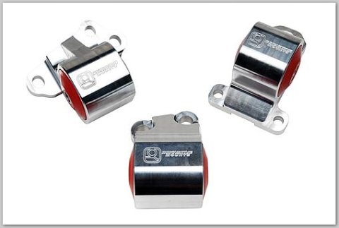 Innovative 92-95 Civic B/D Series Silver Aluminum Mounts 75A Bushings (2 Bolt)