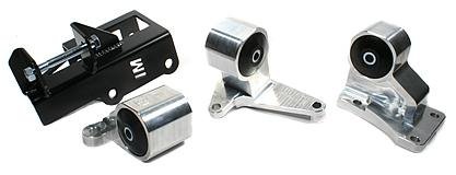 Innovative 92-95 Civic H-Series Silver Aluminum Mounts 75A Bushings