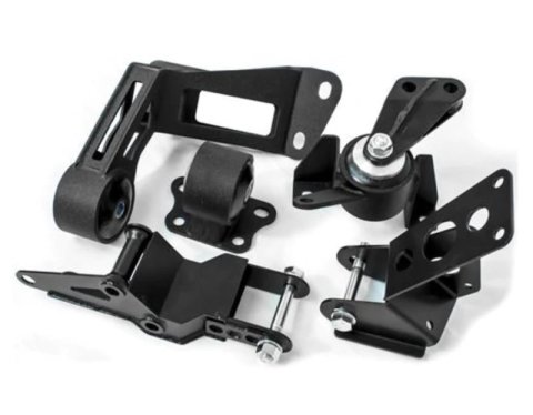 Innovative Mounts 05-12 Lotus ELISE/EXIGE K-Series Black Steel Mounts 75A Bushings