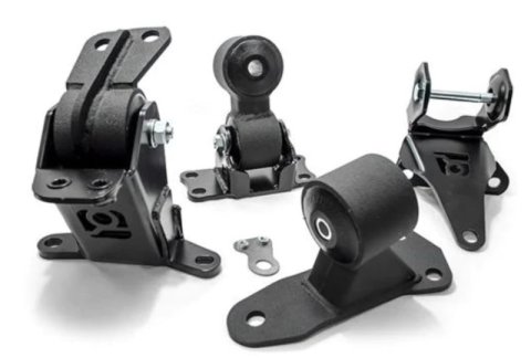 Innovative 12-15 Civic SI K-Series Black Steel Mounts 75A Bushings (K24Z7 and Manual Trans)