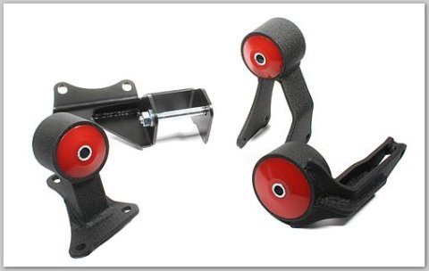 Innovative 84-87 Civic B-Series Black Steel Mounts 85A Bushings (Cable)