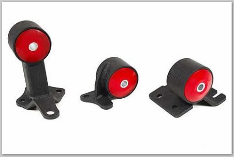 Innovative 88-91 Civic B-Series Black Steel Mounts 85A Bushings (Cable)