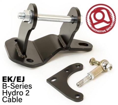 Innovative 96-00 Civic B-Series Black Steel Hydro to Cable Trans Conversion Bracket and Actuator