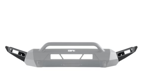 Body Armor 4x4 16-22 Toyota Tacoma HiLine Bumper High Clearance Side Wings (Black)
