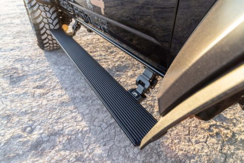 Body Armor 4x4 21-24 Ford Bronco 4DR E-Power Board Steps - Black