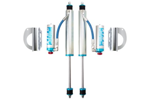 King Shocks 89-97 Toyota Land Cruiser 80 Front 2.5 Dia Remote Res Shock for 0-2in Lift w/Adj (Pair)